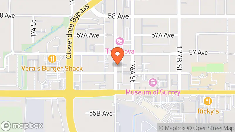 Map showing location of Retro Mod