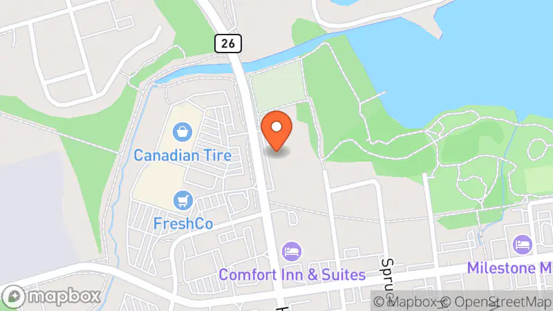 Map showing location of ReUse Centre