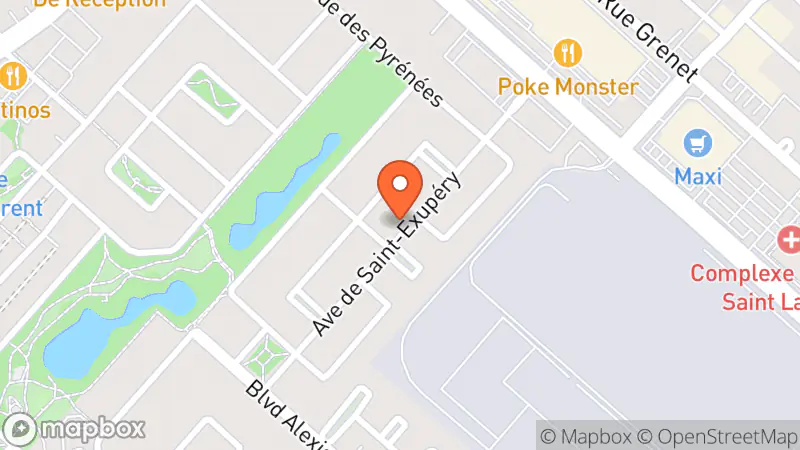 Map showing location of Revive Up Shop