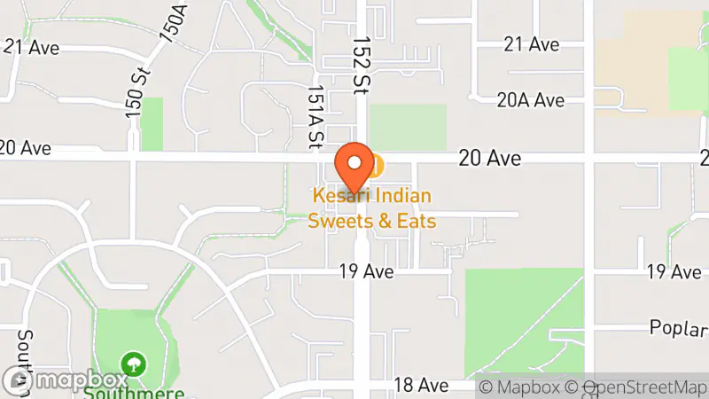 Map showing location of Rewind Resale Surrey