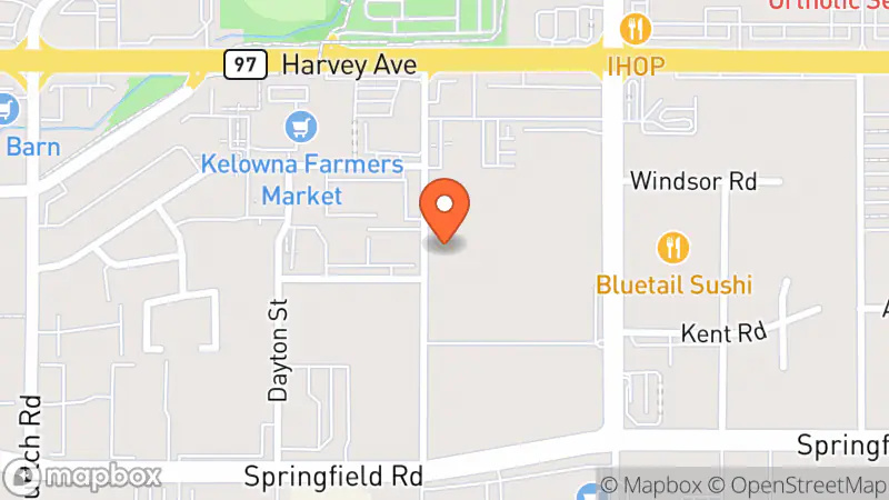 Map showing location of Rosebuds Designer Consignment