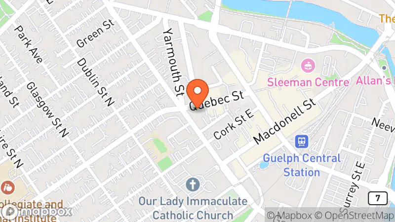 Map showing location of Rumours Vintage & Consignment