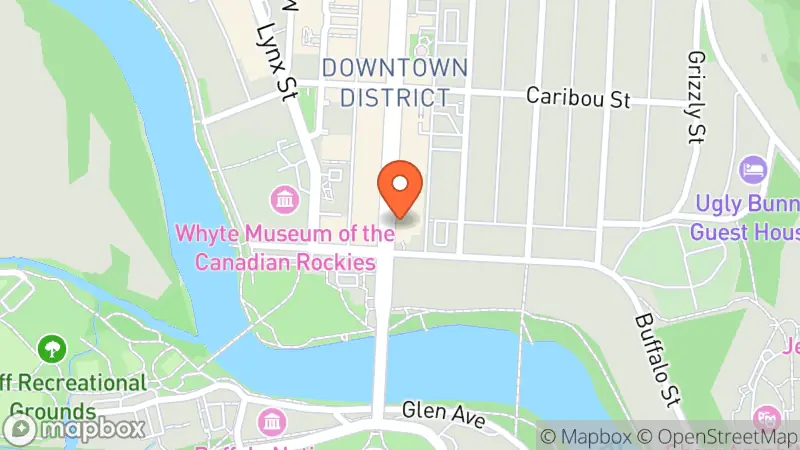 Map showing location of Rundle United Thrift Shop