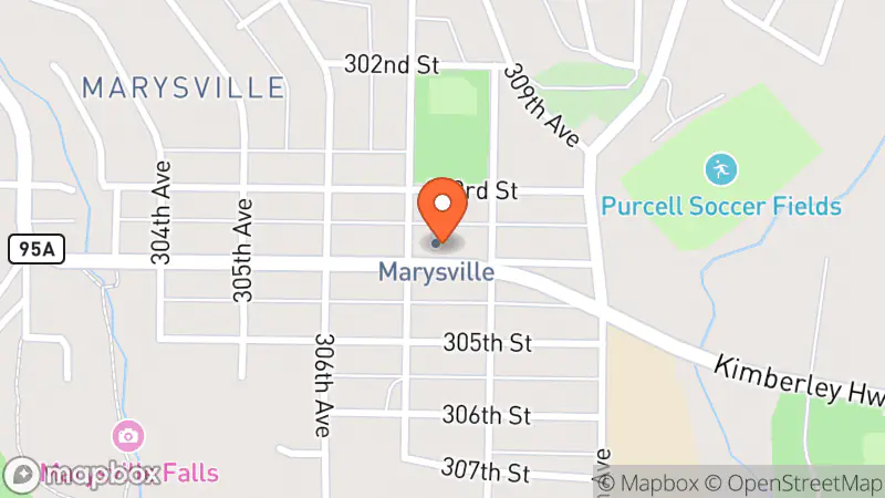 Map showing location of Rustic Hutch Consignment