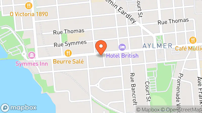 Map showing location of Saint-Vincent De Paul