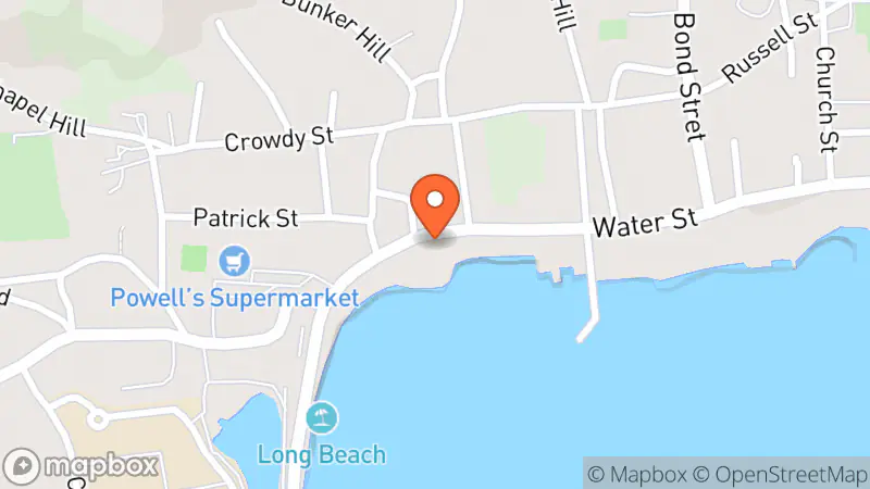 Map showing location of Salvation Army Family Thrift Centre