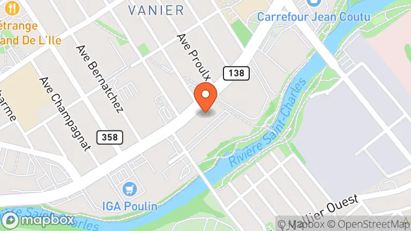 Map showing location of Salvation Army