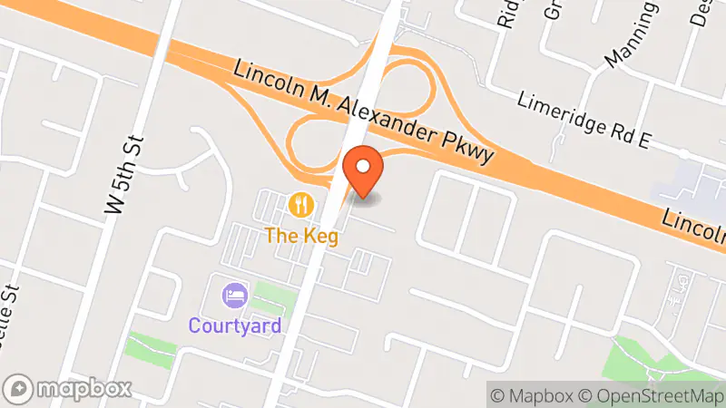 Map showing location of Salvation Army Thrift Store