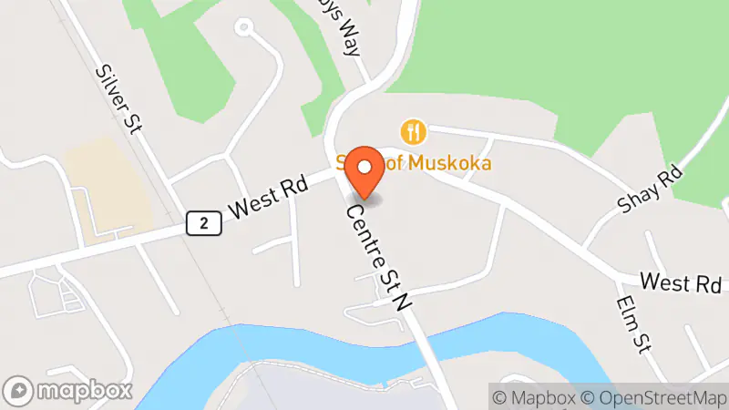 Map showing location of Salvation Army Thrift Store