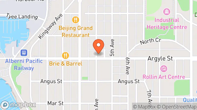 Map showing location of Salvation Army