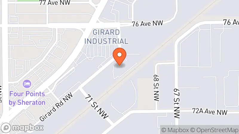 Map showing location of Second Chance Thrift Store