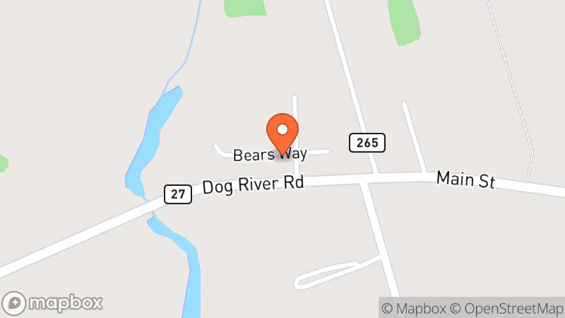 Map showing location of Second Chances PEI