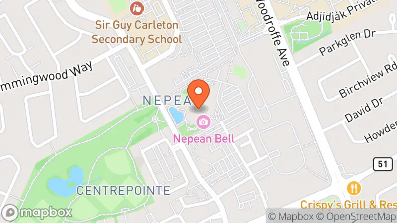 Map showing location of Second Editions