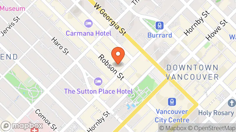 Map showing location of Sheer Room (Downtown)