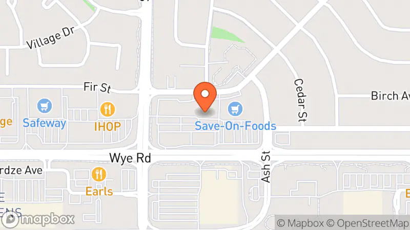 Map showing location of Sherwood Park Wye Rd. Goodwill Donation Centre