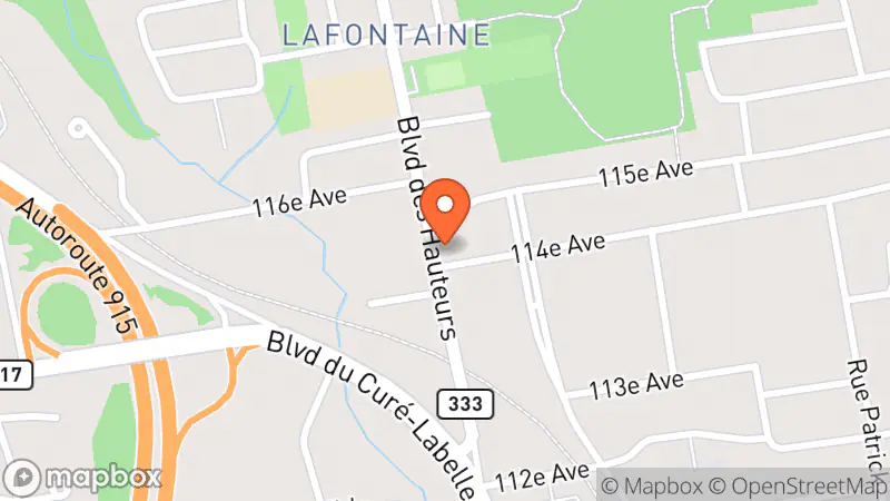 Map showing location of Shop Sauterelles Et Coccinelles