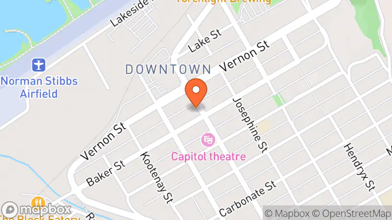 Map showing location of Silver Lining Consignment