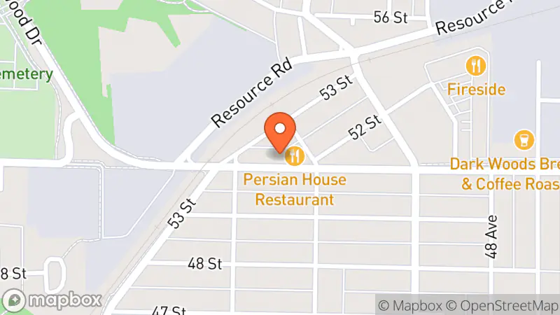 Map showing location of Smiles & Giggles Foundation non profit thrift store