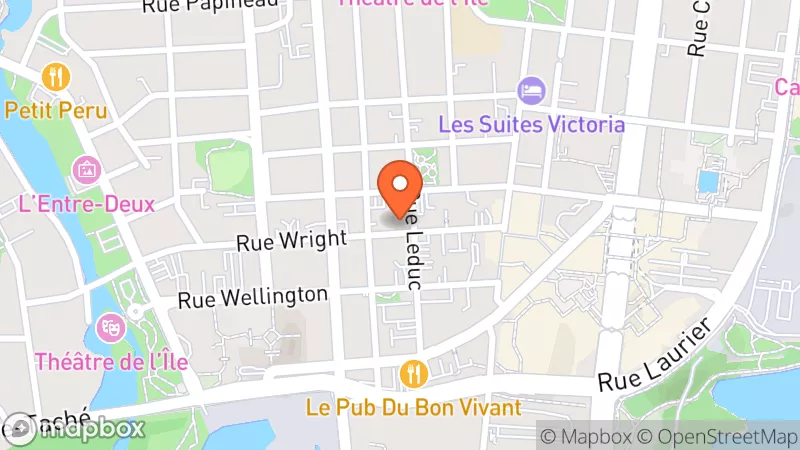 Map showing location of Société St Vincent de Paul