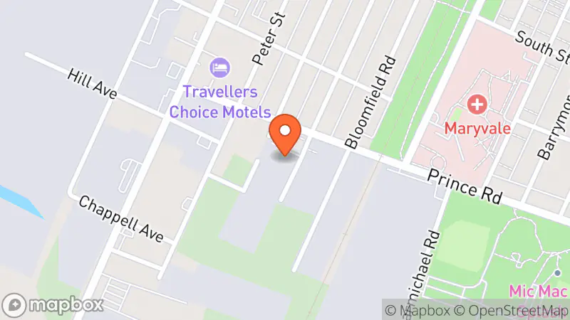 Map showing location of Society of Saint Vincent de Paul