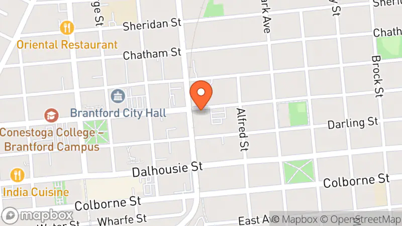 Map showing location of Society of Saint Vincent De Paul Thrift Store