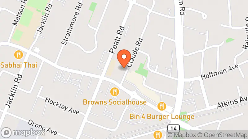 Map showing location of Society of St. Vincent de Paul