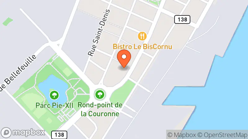 Map showing location of Société Saint-Vincent de Paul Trois-Rivières - Chez Vincent