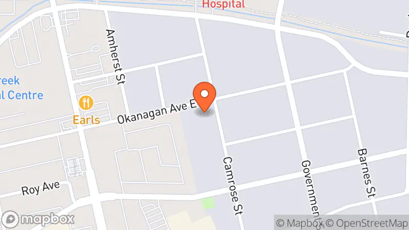 Map showing location of Spare Room Treasures