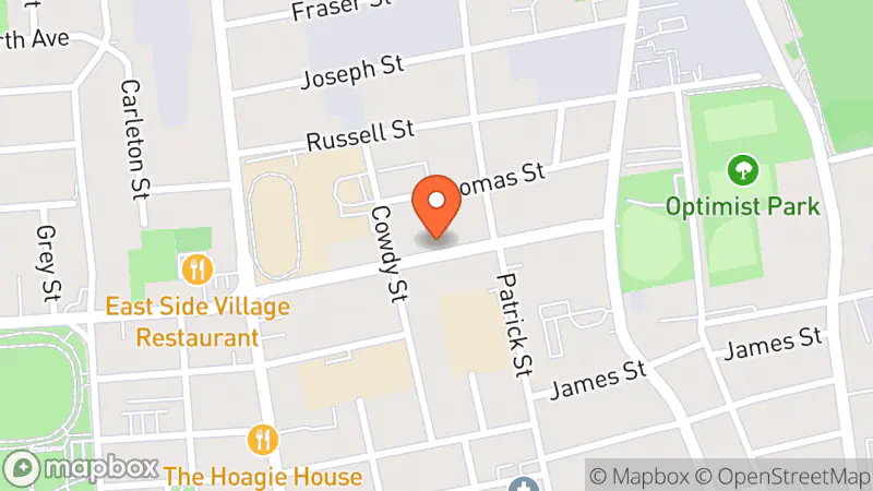 Map showing location of St Vincent De Paul Society