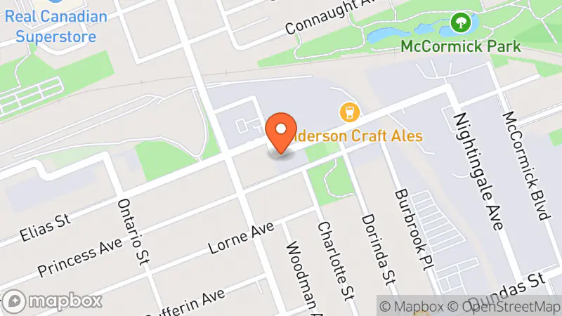 Map showing location of St Vincent de Paul Store