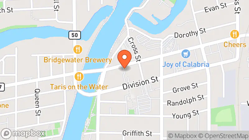 Map showing location of St Vincent De Paul Thrift Store