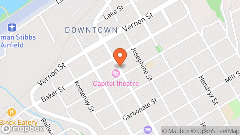 Map showing location of Strutters Boutique