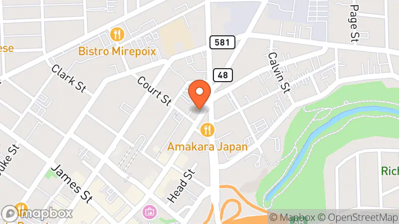 Map showing location of Studio Shop