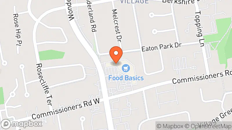 Map showing location of Style Encore - London, ON