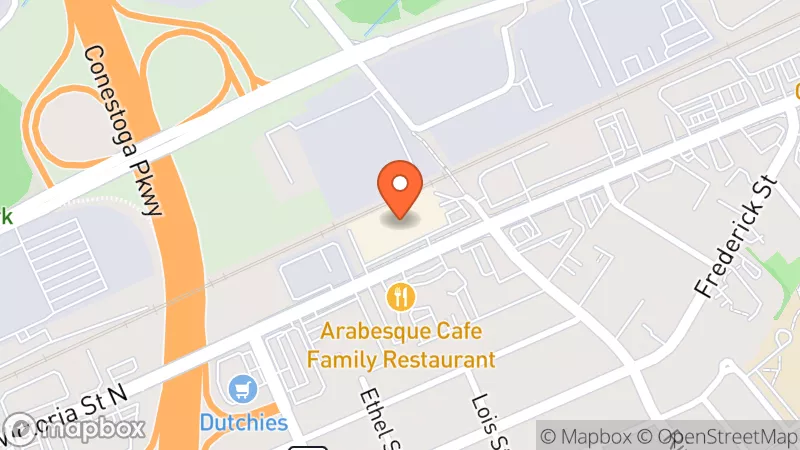 Map showing location of Sunflower Thrift & Collectibles