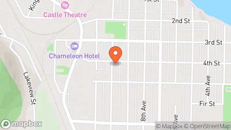 Map showing location of Sunshine Recycle Store