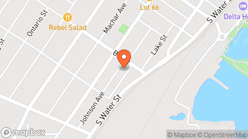 Map showing location of Super Thrift | Adult & Teen Challenge | Thunder Bay