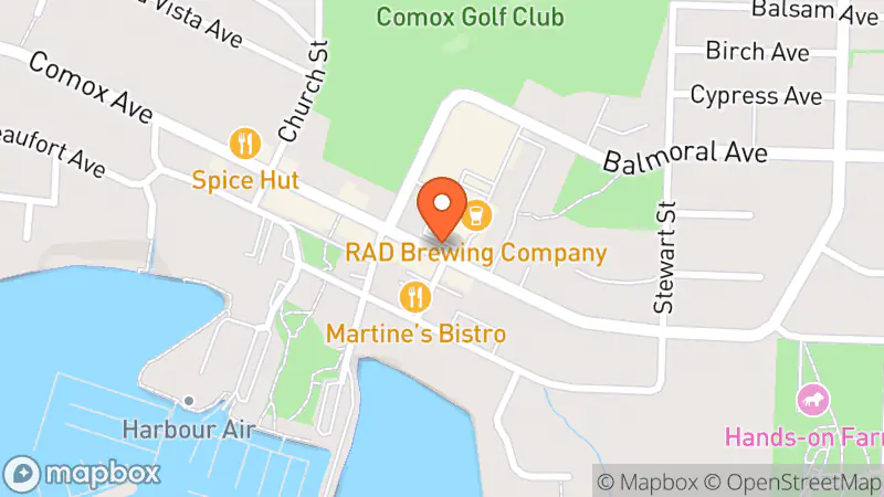 Map showing location of Sweet Salvage Comox