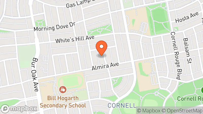 Map showing location of TEE Racks