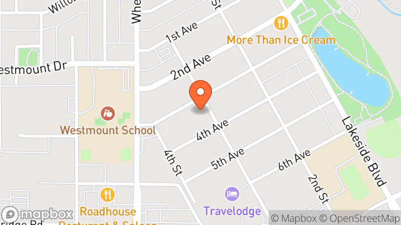 Map showing location of Teen Hoots Consignment Boutique