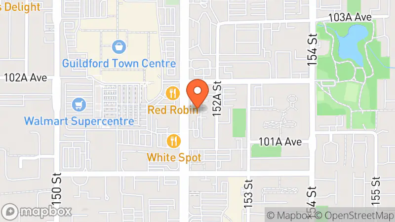 Map showing location of The Archive apparel