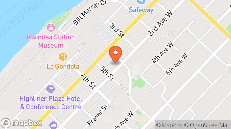 Map showing location of The Argosy