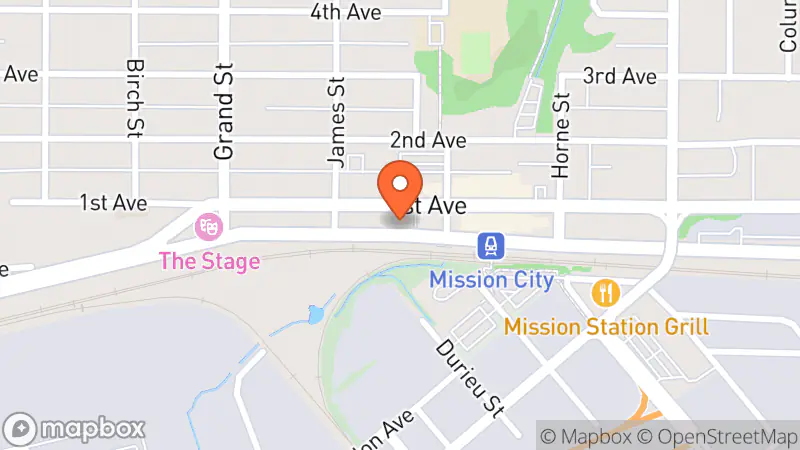 Map showing location of The Bargain Store