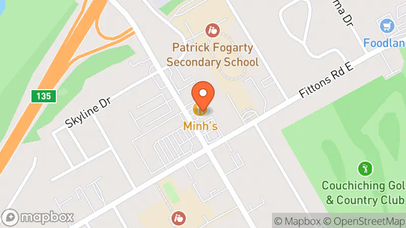 Map showing location of The Book Re-View - Used Book Store