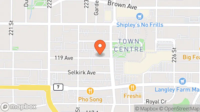 Map showing location of The Bookcase Co