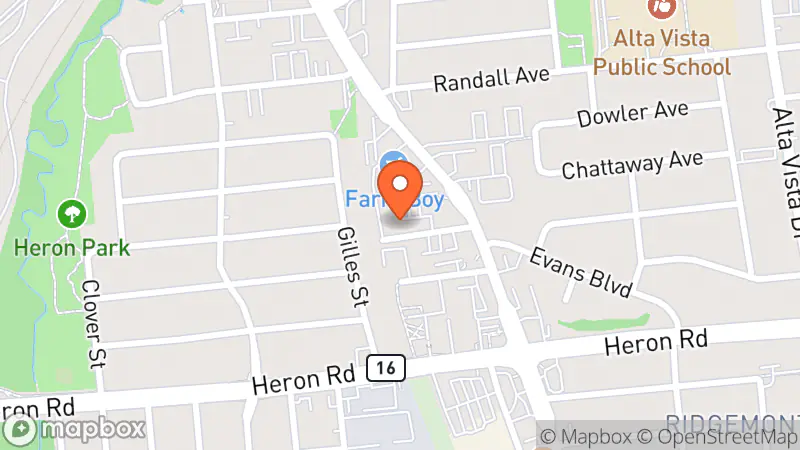 Map showing location of The Clothes Tree