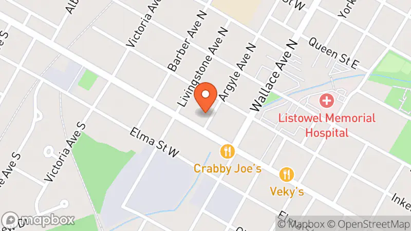Map showing location of The Clothing Loft - Consignment Shop