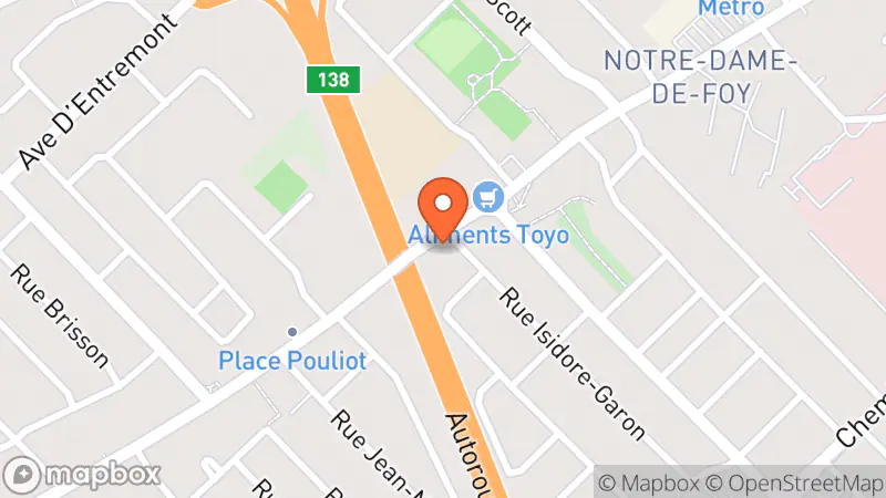 Map showing location of The Counter Louise and Frederic