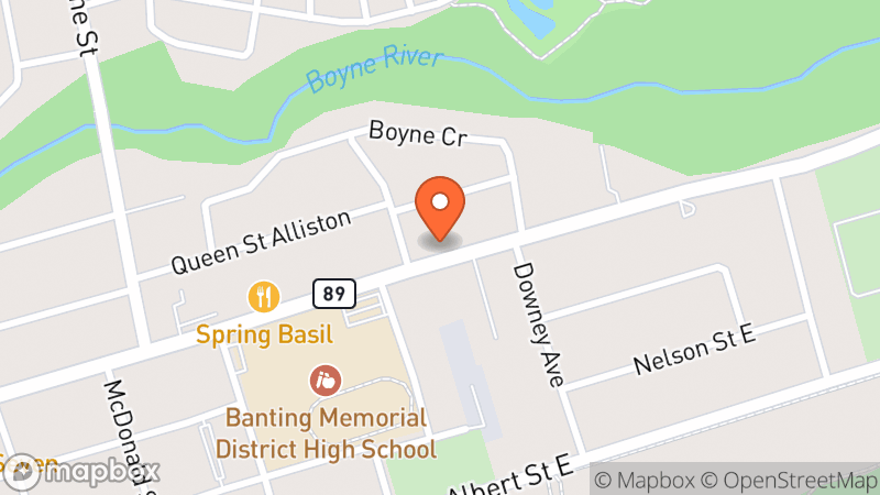 Map showing location of The Global Village Shoppe