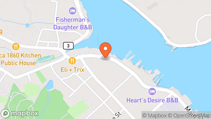 Map showing location of The Hanger and Clasp Vintage